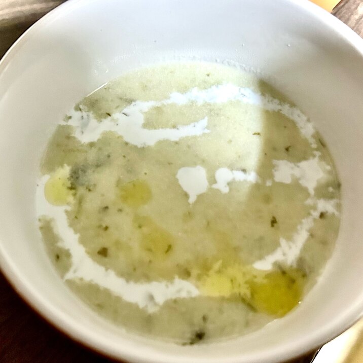 セロリのポタージュスープ